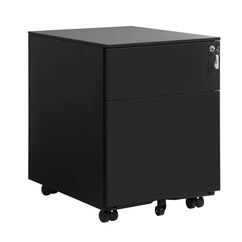 songmics mobile file cabinet with 3 steel pedestal file|SONGMICS File Cabinet, Steel Filing Cabinet with 3 .